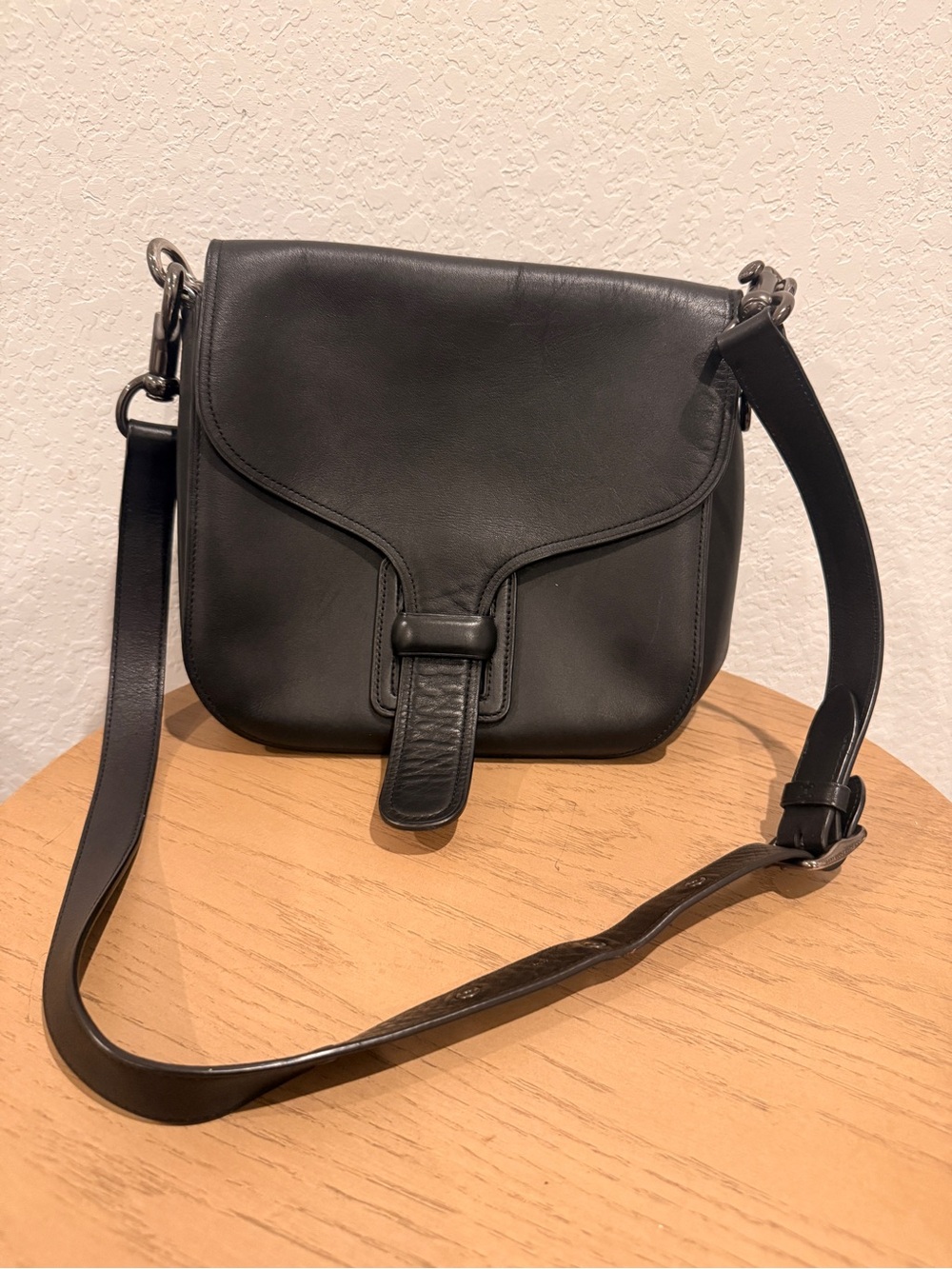 Rare‎ Coach Black Leather Crossbody Shoulder Bag - Women’s Bag Limited Edition